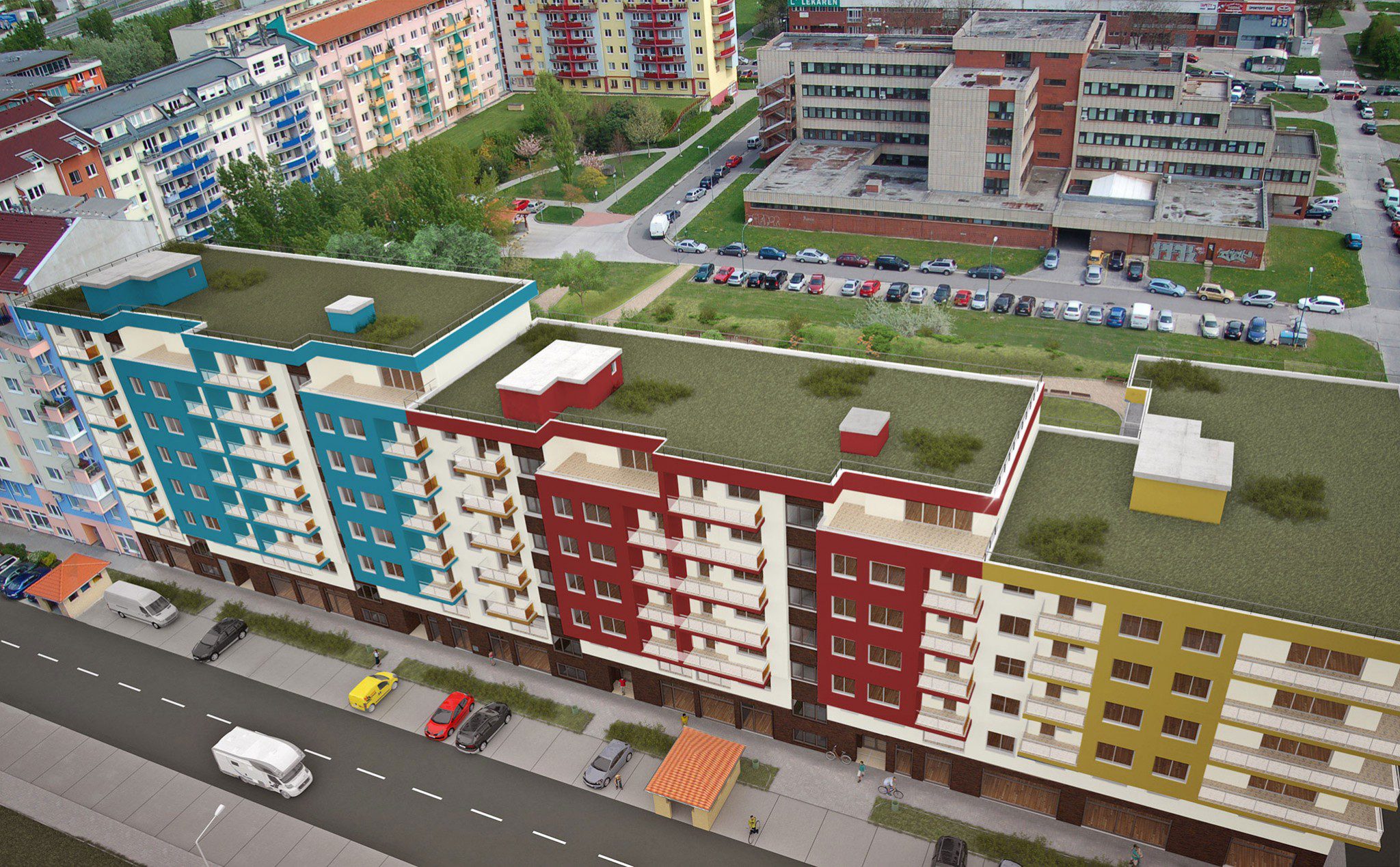 Developer projects - Residential building Lužná