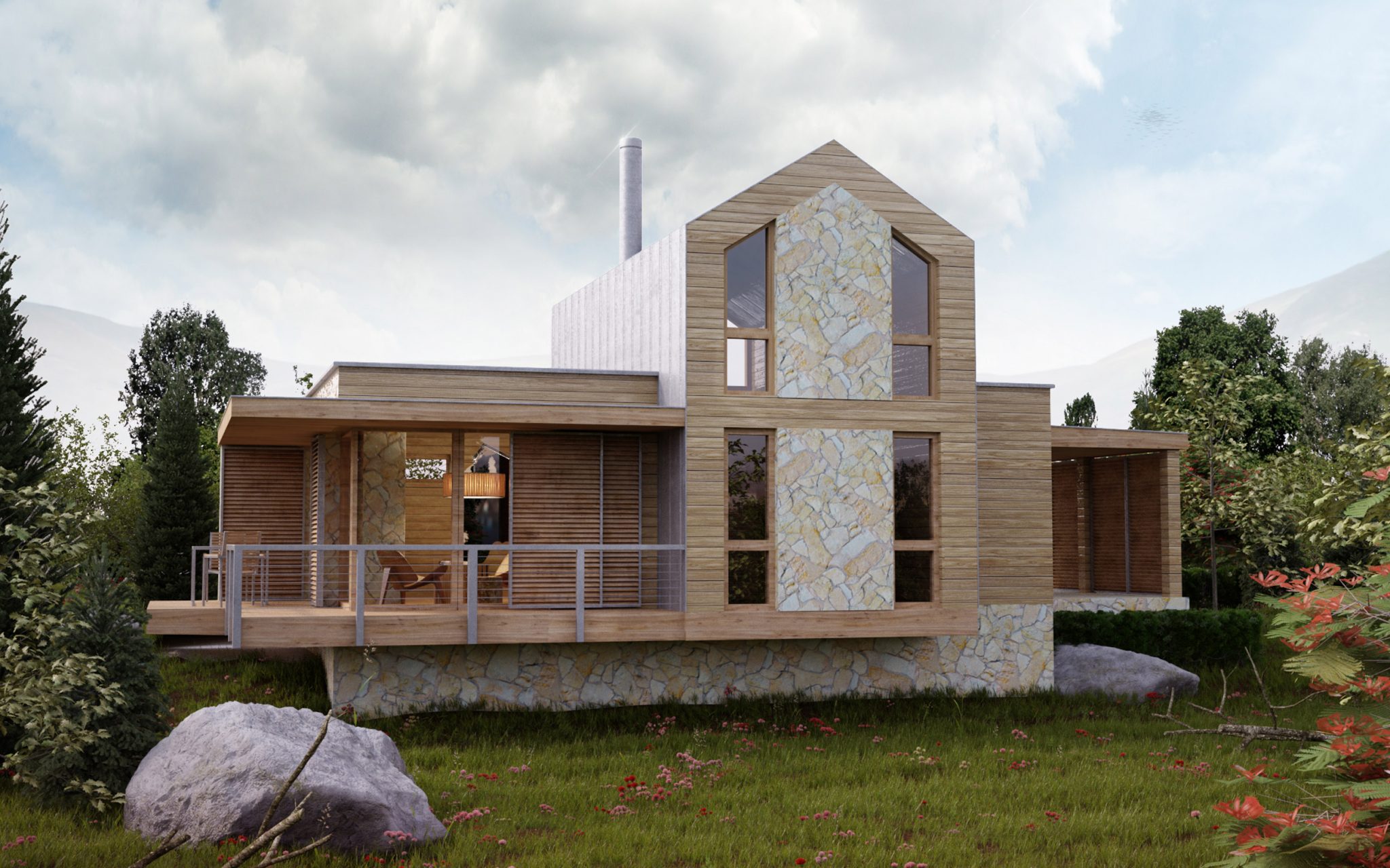 Architektonické vizualizácie - Rodinné domy