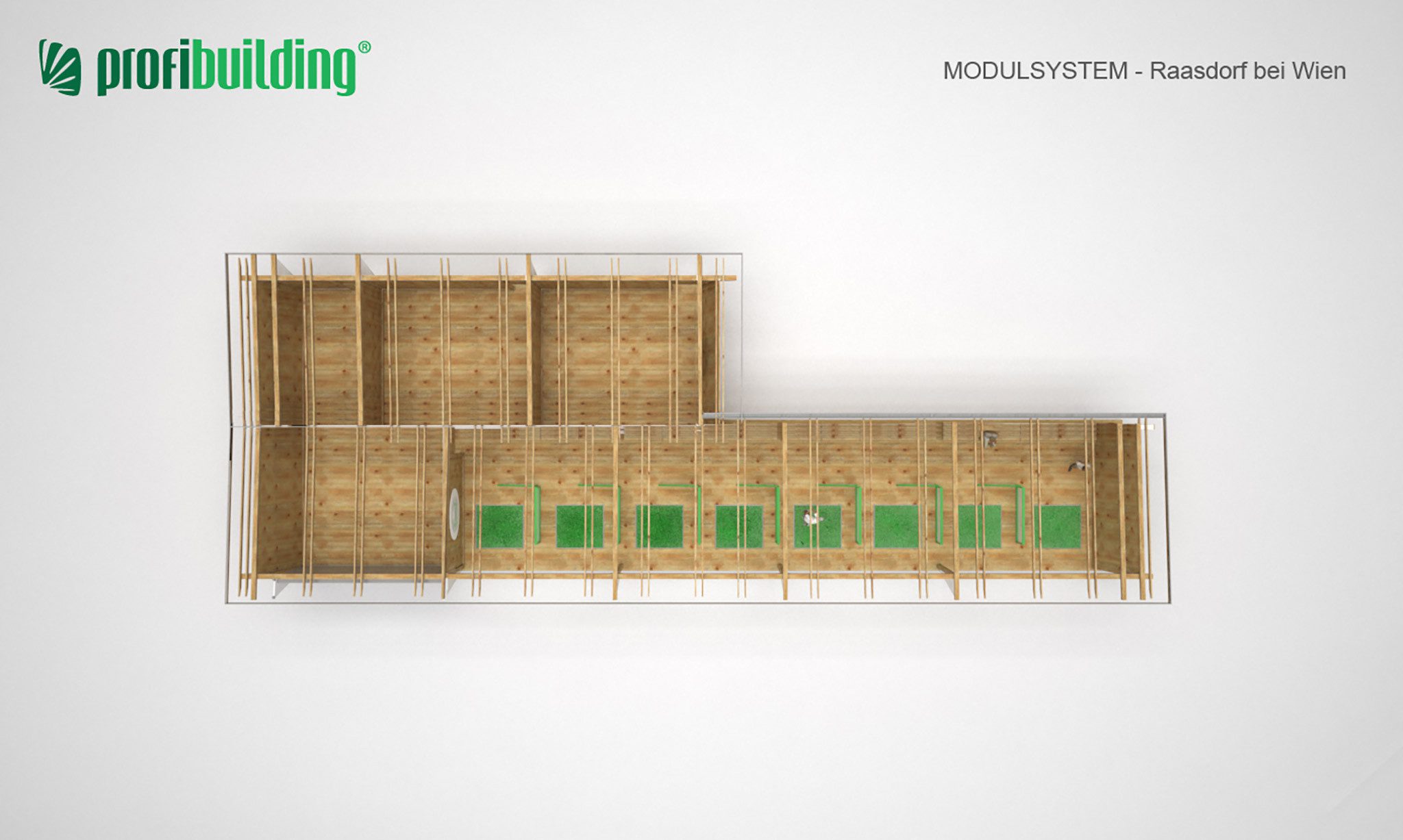 Animated presentations - Profibuilding - Raasdorf golf Modulsystem